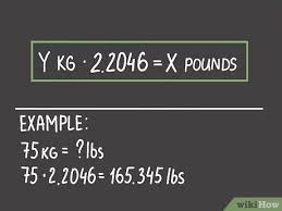 Here you can convert men's, women's, kids' and infant's clothes sizes from various sizing systems including american, european, uk, italian, australian, japanese etc. How To Convert Pounds To Kilograms 6 Steps With Pictures