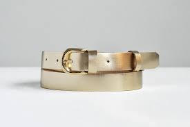 To match the event or setting, your options include woven bands, wrap belts, and drop chains, with buckles ranging from slide adjustments to lobster claws. Gold Leather Belt Gold Belt Leather Belt Womens Leather Etsy