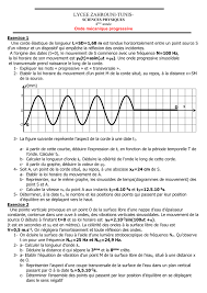 Un ventre de l'onde stationnaire correspond à des interférences constructives entre ces deux ondes, et un nœud à des interférences destructives. Lycee Zahrouni Tunis Sciences Physiques 4eme Annee