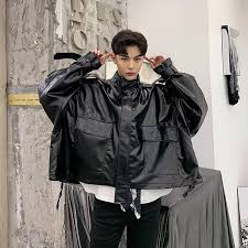 Check spelling or type a new query. Nightclub Singer Punk Hip Hop Oversized Leather Jacket Stage Costume Mens Vintage Stand Collar Faux Leather Jackets And Coats Faux Leather Coats Aliexpress