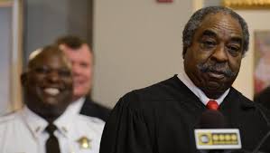 Derrick Cunningham is sworn in as Montgomery County Sheriff