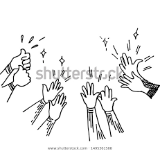 Hand Drawn Hands Clapping Ovation Applause Stock Vector Royalty Free 1495361588 How To Draw Hands Vector Stock Vector
