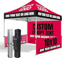 Amazon.com : HILLICON Custom Canopy Tent 10x10 with Logo ...