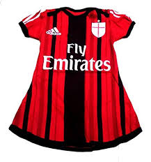 amazon com baby soccer clothes baby girls dress 4 8 months ac milan home baby baby girl dress soccer outfits clothes