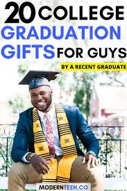 Whether your college grad is headed to a new job or a different adventure, these useful gifts will help them on the road to adulthood. 20 Awesome College Graduation Gifts For Guys By A Recent Graduate Graduation Gifts For Guys College Grad Gifts College Graduation Gifts
