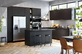 The cabinets are so beautiful and clean. 80 Black Kitchen Cabinets The Most Creative Designs Ideas Interiorzine