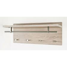 Pablo Canadian Oak Wall Mounted Coat Rack With Shelf 42017 Coat Rack Shelf Wall Mounted Coat Rack Wall Mounted Coat Hanger
