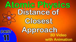 Distance Of Closest Approach Atomic Physics Class 12 Physics Subject Notes Lectures Cbse Iitjee Youtube