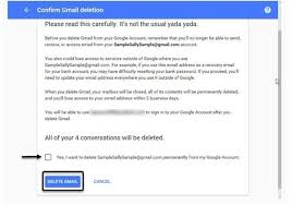Review the information on the next page, check both boxes ( a ), and then select delete account ( b ). Step By Step Guide Of How To Delete A Gmail Account