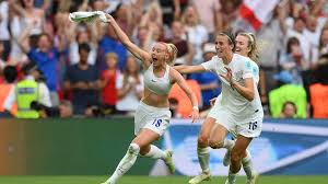 Euros final win: Chloe Kellys powerful topless celebration