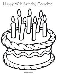 Happy Birthday Grandma Printable Coloring Card Happy 60th Birthday Grandma Coloring Page Happy 60th Birthday Grandma Birthday Happy Birthday Coloring Pages