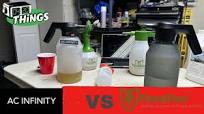AC Infinity AUTOMATIC WATER SPRAYER vs 2 Floraflex sprayers
