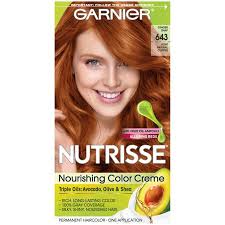 Garnier Nutrisse Nourishing Hair Color Creme 643 Light Natural Copper 1 Kit