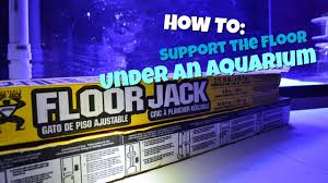 It's better to get the location right the first time than to waste your time moving it later. How To Support The Floor Under An Aquarium Youtube