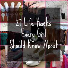 This quick and simple life hacks video series has all kinds of useful tips to make your day easier, all broken into small, two minute chunks. 27 Life Hacks Every Girl Should Know About