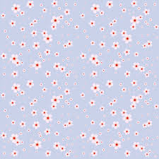 Colorful Fabrics Digitally Printed By Spoonflower Sakura White Blue Cute Patterns Wallpaper Aesthetic Iphone Wallpaper Apple Watch Wallpaper