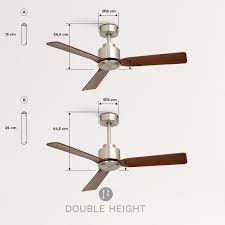 Learn everything about ceiling fan sizing a ceiling fan can make a room more inviting and comfortable. Upwind Navy Ultrasilent Ceiling Fan Create Ikohs