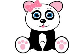 Download Panda Svg Panda Clipart Cute Baby Graphic By Lillyrosy Creative Fabrica