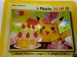 Maybe you would like to learn more about one of these? Mavin Pokemon Card Black Star Promo Pikachu Birthday Surprise Foil Holo 24 W Issues