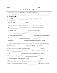 Noun Suffixes Worksheet Part 1 Advanced Suffixes Worksheets Nouns Worksheet Nouns