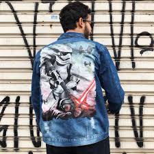 Star Wars Stormtrooper Star Wars Jacket Hand Painted Denim Jacket Jean Jacket Design
