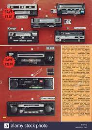 Vintage Car Radio Cassette Player Argos Catalogue Items From 1976 Stock Photo 234218129 Alamy Car Radio Radio Cassette Car Stereo