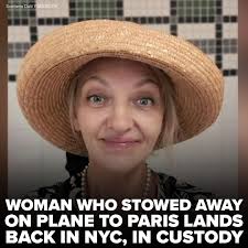 A Russian woman who stowed away