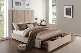 Find great deals on couches, tables, home office & outdoor furniture & more at macy's! Neunan Queen Bed With Storage Footboard In Beige By Home Elegance Hel 5876be 1dw