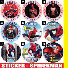 .undangan rapat contoh isi undangan contoh undangan tahlil contoh. 60 Stiker Spiderman Label Bag Kue Souvenir Ultah Ulang Tahun Shopee Indonesia