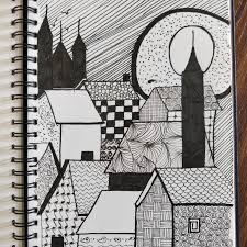 Village Scape In 2020 Artwork Abstract Abstract Artwork