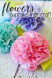 Kindergarteners can enjoy all preschoolers enjoy and more! Flowers Cupcake Liners Craft Cupcake Liner Crafts Handmade Flowers Tutorial Cupcake Liner Flowers