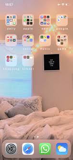 Pin By Batkitkat On Homes Homescreen Iphone Iphone Organization Iphone Home Screen Layout