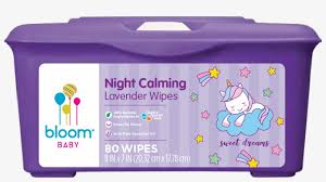 Night Calming Lavender Tub Baby Wipes Sku Bloom09 Bloom Baby Hypoallergenic Sensitive Skin Unscented Transparent Png 1109x655 Free Download On Nicepng
