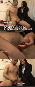 CFNMTV.com - Boxers Made To Ejaculate Together - QueerClick