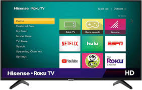 Pluto tv provides access to over 100 free sources of news, sports, tv shows, music, and over 1,000 movies that you can add via the roku channel store. Amazon Com Hisense 43 Inch Class H4 Series Led Roku Smart Tv With Alexa Compatibility 43h4f 2020 Model Electronics