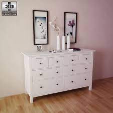 Ikea Hemnes Chest Of 8 Drawers 3d Model 3docean Item For Sale Ikea Hemnes Hemnes Ikea Hemnes Dresser