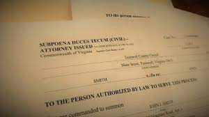 Subpoena Duces Tecum Strange Term Isn T It Everyone Has Probably Heard Of A Subpoena Usually A Subpoena For A Witness At A Tr Law Law Firm Legal Documents