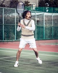 ジェンツ への道 第13回 テニスに挑戦 祐真朋樹の挑戦 ヘアバンド メンズ テニスファッション スポーツファッション