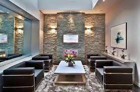 Menyatukan ruang tamu dan ruang keluarga juga merupakan solusi terbaik. Dinding Batu Alam Ruang Tamu Interior Wall Design Stone Wall Design Living Room With Fireplace