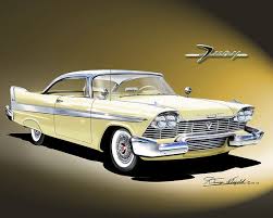 Image result for Iceberg White 1958 Plymouth