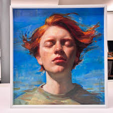 Here's a lovely painting by local PA Bucks County artist Glenn Harrington.  The portrait is of our customer and her sweet 18 year-old cat. We feel  honored to have framed this one.