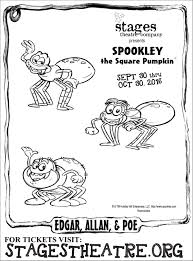 Coloring Sheet For Spookley The Square Pumpkin Pumpkin Colors Square Theatre Company