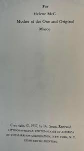 When i say that i saw it on mulberry street. nothing, i said, growing red as a beet, but a plain horse and wagon on mulberry street. marco. Lot 1937 And To Think That I Saw It On Mulberry Street By Dr Seuss Illustrated