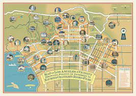 A Map Of Raymond Chandler S Fictional La In Real Life La Electric Literature