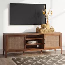 60 Warwick Tv Stand With Storage Threshold In 2020 Tv Stand With Storage Living Room Tv Stand Tv Stand Designs