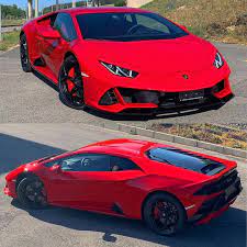 The Lamborghini Huracan Evo Little Red Riding Hood Color Lamborghini Huracan Lamborghini Super Cars