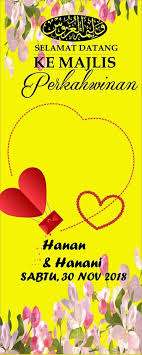 Tempah kad kahwin, paper bag, vbox, beg kertas, bunting dan banner online sekarang. 30 Banner Kahwin Ideas In 2021 Banner Ipoh Vector Free