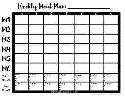 This daily food calorie template helps you log the foods you eat each day, along with their calories and fat grams. Weekly Meal Planner Template With Calories