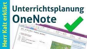 Digitale Unterrichtsplanung Mit Onenote Tipps Fur Einsteiger Unterrichtsplanung Unterrichts Planung Lernen Tipps Schule