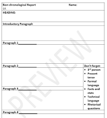 Non Chronological Report Planning Sheet Ks2 Differentiated Teaching Resources Non Chronological Reports Science Report Template Science Teaching Resources
